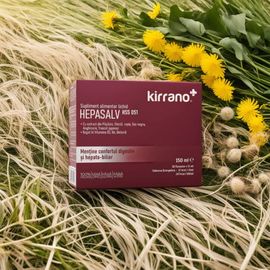 Supliment alimentar KIRRANO HEPASALV HSS051, 10 flacoane x 15 ml