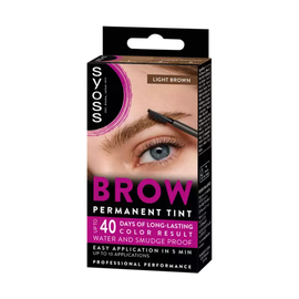 Tint Brow SYOSS, pentru sprincene, maro-deschis, 10 ml