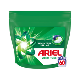 Капсулы для стирки ARIEL Allin1 Mountain Spring, 60 шт