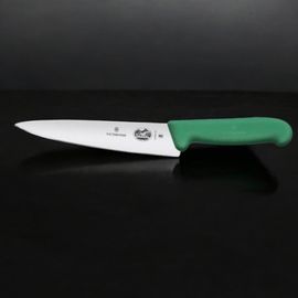 Cutit de bucatarie VICTORINOX Fibrox 5.2004.19, carving, 19cm, strainght, green