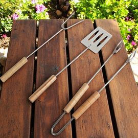 Set ustensile pentru gratar HZD-02, 35 cm, 3 buc