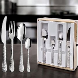 Set de tacimuri PINTI Marte, inox, 24buc