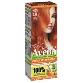 Краска для волос ACME AVENA NATURALS 7.4, 115 мл