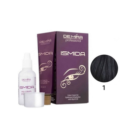 Краска для бровей и ресниц ACME DEMIRA ISMIDA №1, черный, 20 мл