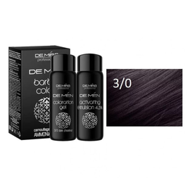 Система для камуфлирования ACME DeMira Barber Color, седых волос и бороды, 3/0, темный шатен