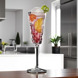 Set pocale pentru sampanie Etna, 6 buc
