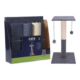 Centru de joc pentru pisici CATS Stalp de zgariere, raft, 2 mingi