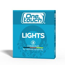 Презервативы ONE TOUCH Lights, тонкие, 3 шт