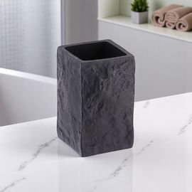 Стакан для зубных щeток TENDANCE "Камень черный"