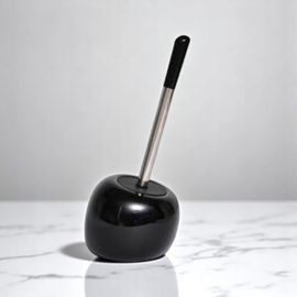 Щетка для WC с подставкой Tendance Dolomite, черный цвет, из доломита