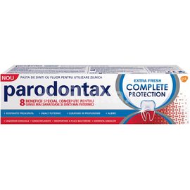 Зубная паста PARODONTAX Complete Protection Extra Fresh, отбеливание и защита, 75 г