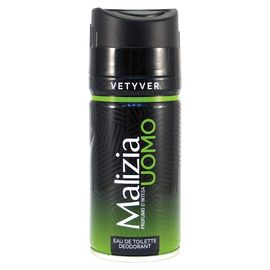 Deodorant MALIZIA Uomo Vetyver, spray, 150 ml