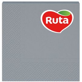 Салфетки RUTA ароматизированные, серые, 3 слоя, 33 х 33 см, 20 шт