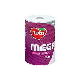 Бумажные полотенца RUTA Mega, 2 слоя, 1 рулон
