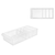Organizator pentru pastrare Econova Rolly, transparent, 1.5 l, 11.8x26.2x5.7 cm