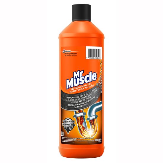 Solutie pentru curatarea tevilor MR MUSCLE, gel, 1000 ml