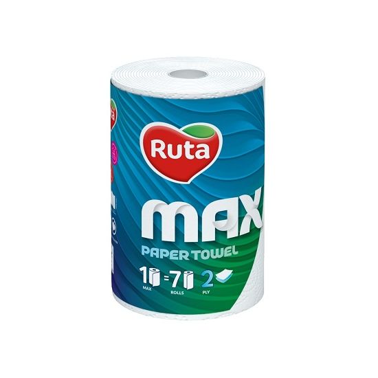 Бумажные полотенца RUTA Max, 2 слоя, 1 рулон