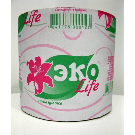 Туалетная бумага Эко Life Premium Pink
