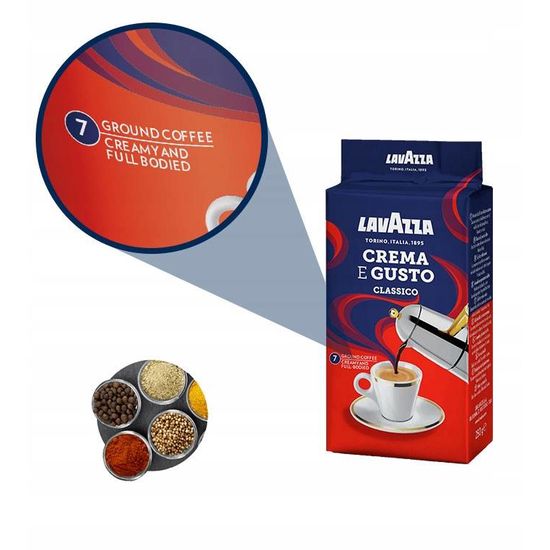 Cafea macinata LAVAZZA Crema e Gusto 250 gr, 2 image