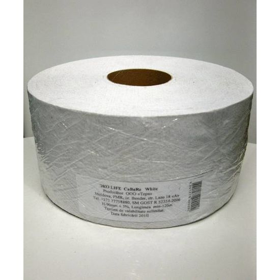 Туалетная бумага Эко Life CaBaRe White 90 мм, 120 м, изображение 2