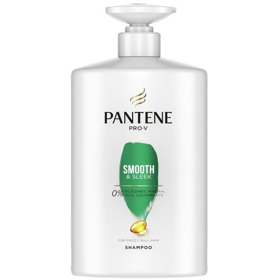 Sampon pentru par PANTENE Smooth&Sleek, cu pompa, 1000 ml