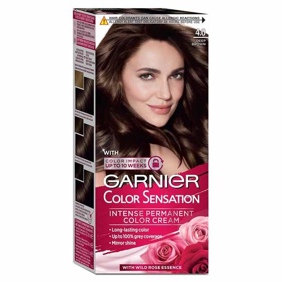 Vopsea-crema pentru par GARNIER Color Sensation, 4.0 Saten Profund