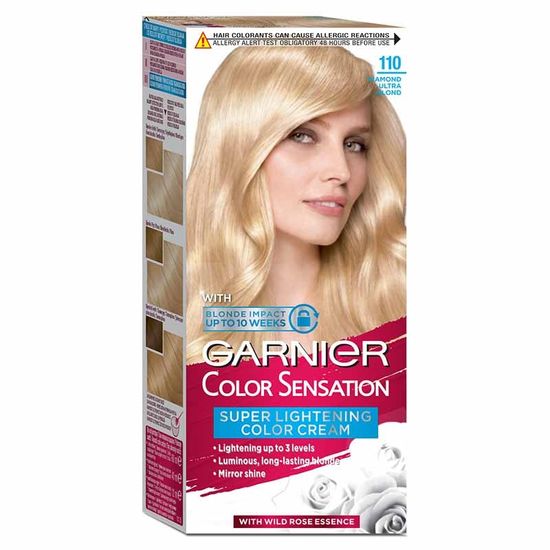 Vopsea-crema pentru par GARNIER Color Sensation, 110 Blond Ultra Diamant