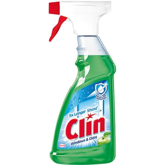 Solutie pentru sticla CLIN Windows&Glass Apple spray  500 ml
