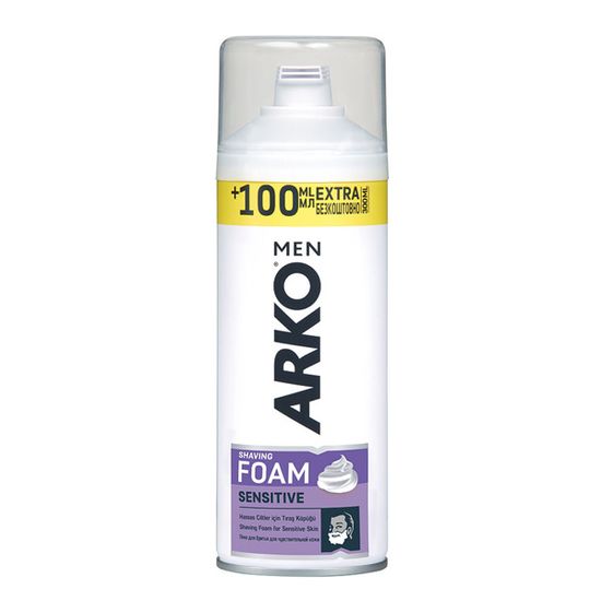 Пена для бритья ARKO Sensitive, для мужчин, 0.3 л