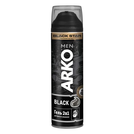 Гель для бритья ARKO Black, для мужчин,  0.2 л