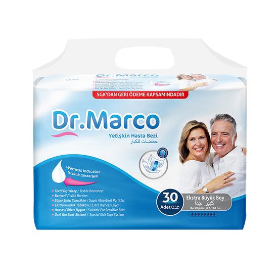 Scutece pentru adulti DR.MARCO, Extra Mare