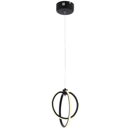 Люстра LED OKTAY Lexi, 12084 черная, 24W/1el. 1/1