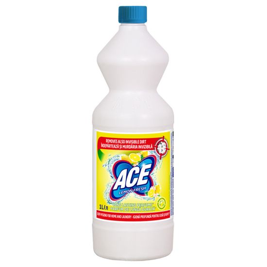 Inalbitor de rufe ACE Lemon, lichid, pentru tesaturi albe, 1000 ml