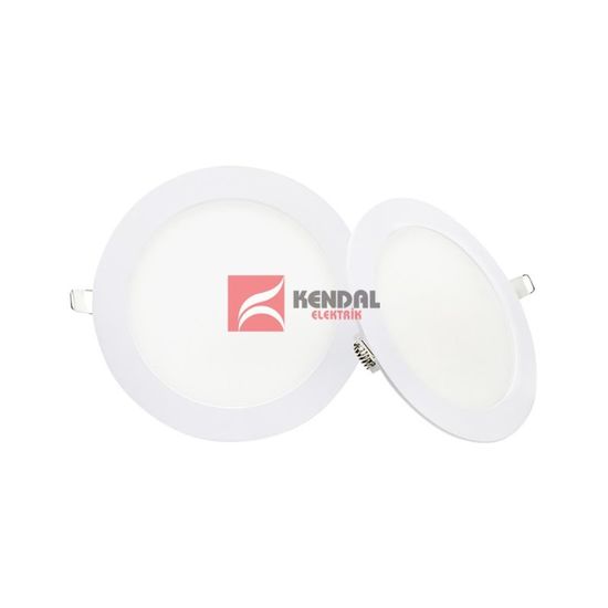 Ультратонкий Светильник LED встраеваемый круглый белый KENDAL 24W/6500K/IP20/300x275mm/1/20