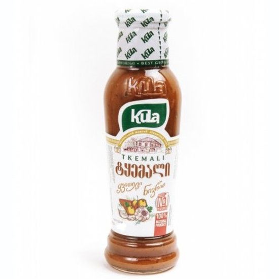 Tkemali KULA, galben, cu usturoi, 365 gr