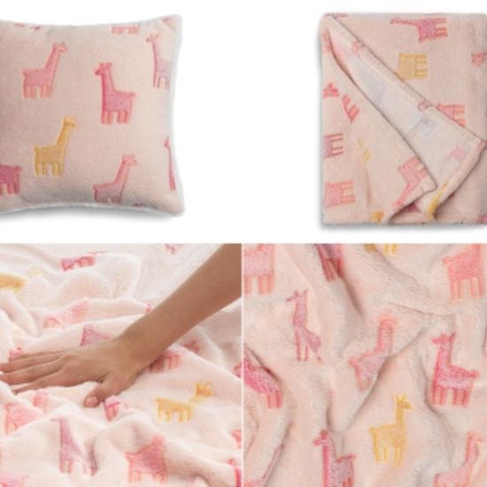 Set pentru copii DORMEO LAMAS Warm Hug, din cuvertura si perna, 130X190 cm, 3 image