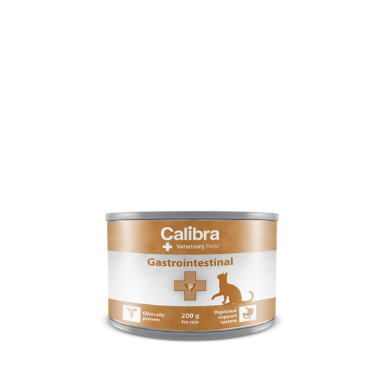 Корм для кошек Calibra VD Cat Gastrointestinal, лосось и индейка, консерва, 200 г