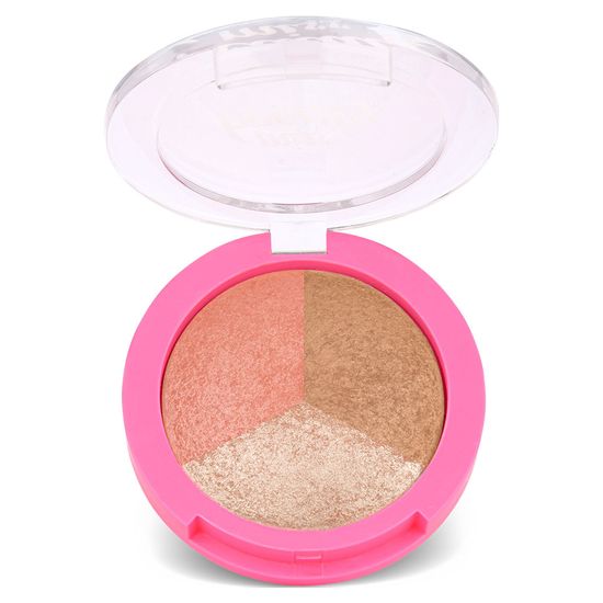 Pulbere GOLDEN ROSE Miss Beauty Glow Baked Trio