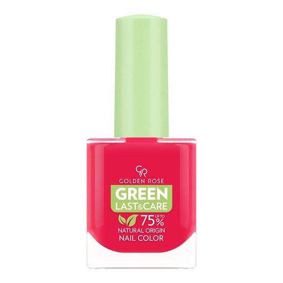 Лак для ногтей GOLDEN ROSE Green Last&Care *123*, 10.2 мл, Цвет: Green Last&Care Nail Color 123