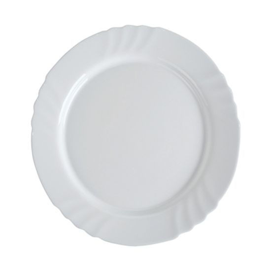 Тарелка сервировочная BORMIOLI ROCCO Ebro, белая, стеклокерамика, 25.5 см
