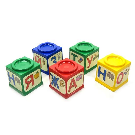 Набор кубиков "Азбука", 18 шт., изображение 3