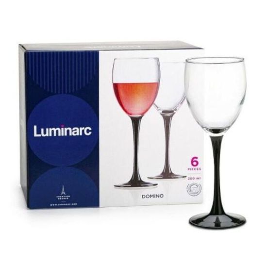 Набор бокалов для вина LUMINARC DOMINO 240 мл 6 штук