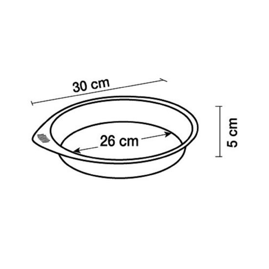 Форма PYREX MAGIC, круглая, 26 см, изображение 3