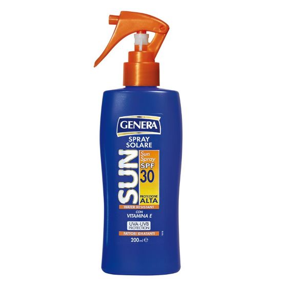 Spray cu protectie solara pentru fata si corp GENERA Sun SPF30, 200ml