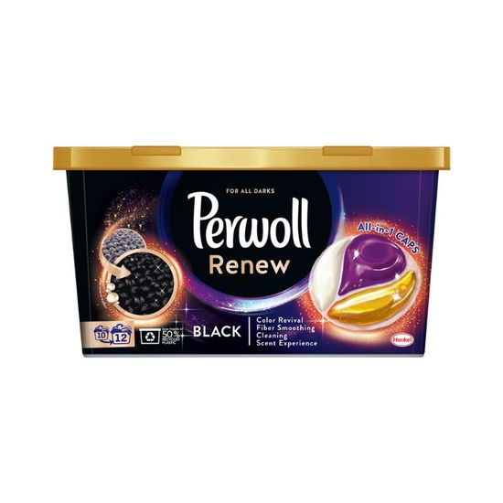 Detergent Perwoll Black capsule, 12 buc