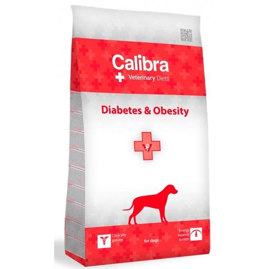 Hrana Calibra VD Dog Diabetes & Obesity, uscata,12Kg