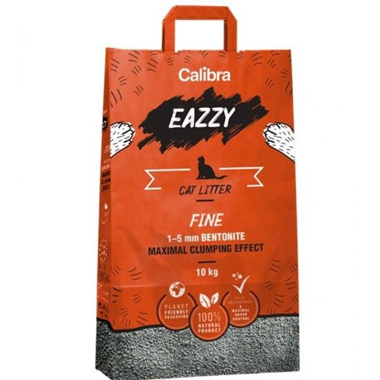 Бентонитовый наполнитель Calibra EAZZY Cat Litter Fine, 10кг