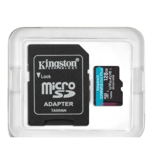 Card de memorie microSD KINGSTON Canvas Go! Plus, A2, UHS-I, U3, V30, 128GB, 3 image