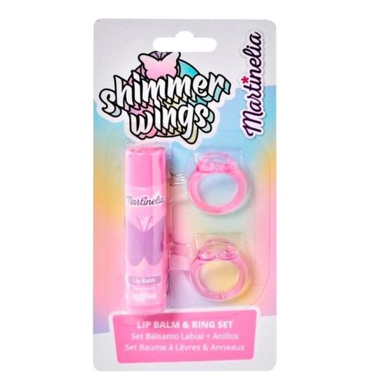 Набор MARTINELIA Shimmer Wings, бальзам для губ и два колечка