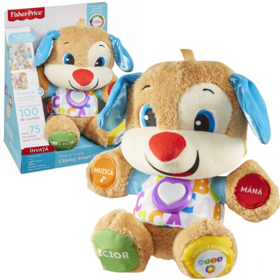 Catelul vorbitor FISHER-PRICE Smart Stages in limba RO